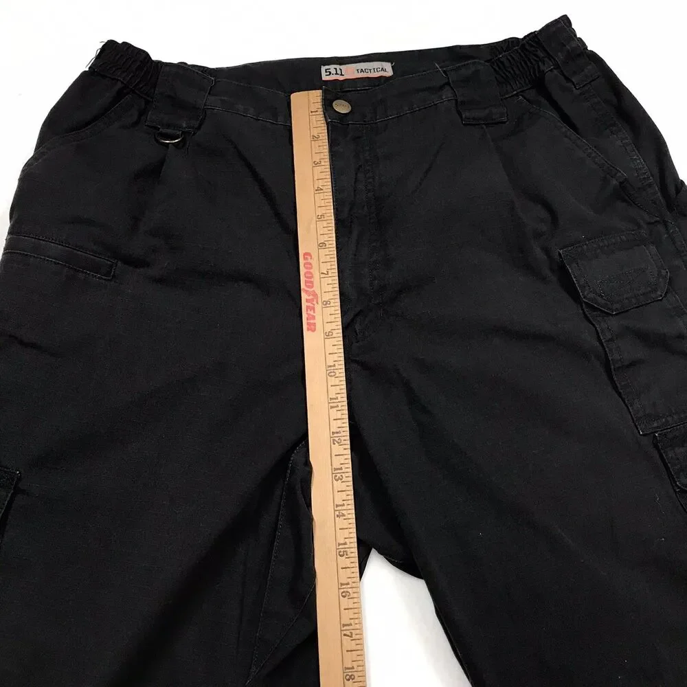 5.11 TACTICAL Taclite Pro Cargo Pant Men 36x33 Black Rip Stop Law Enforcement D - Picture 14 of 16